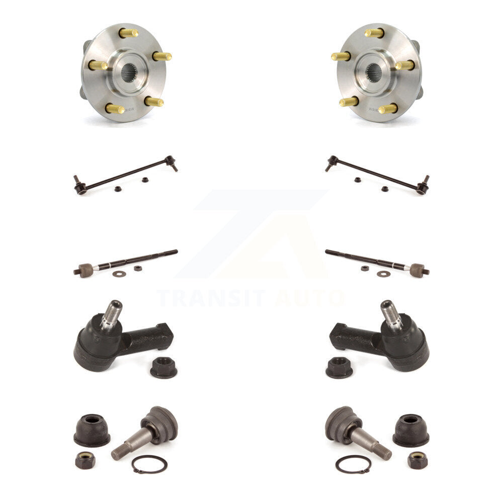 Bearing Lower Ball Joint Outer Inner Tie Rod & Link Front Kit (10Pc) For Galant