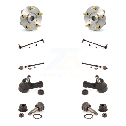 Bearing Lower Ball Joint Outer Inner Tie Rod & Link Front Kit (10Pc) For Galant
