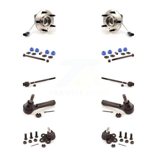 Bearing Lower Ball Joint Outer Inner Tie Rod Link Front Kit (10Pc) For Chevrolet