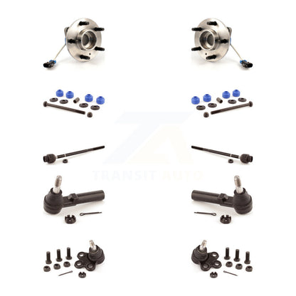 Bearing Lower Ball Joint Outer Inner Tie Rod Link Front Kit (10Pc) For Chevrolet