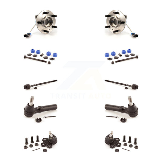 Bearing Lower Ball Joint Outer Inner Tie Rod Link Front Kit (10Pc) For Chevrolet