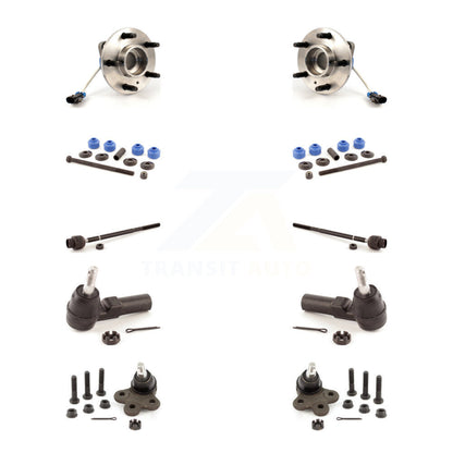 Bearing Lower Ball Joint Outer Inner Tie Rod & Link Front Kit (10Pc) For Pontiac