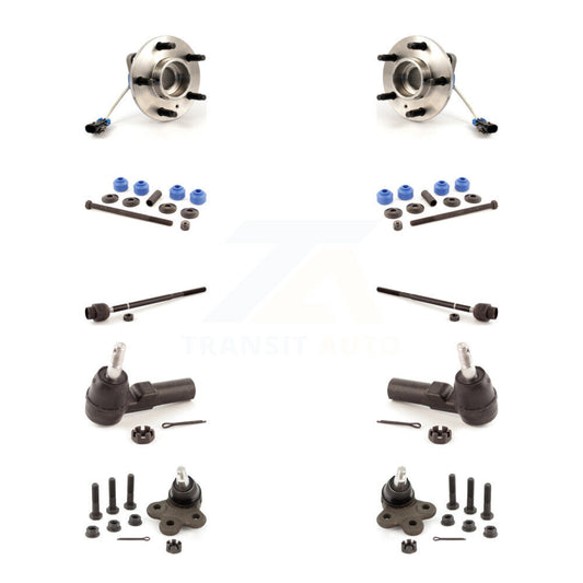 Bearing Lower Ball Joint Outer Inner Tie Rod & Link Front Kit (10Pc) For Pontiac