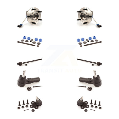 Hub Bearing Lower Ball Joint Outer Inner Tie Rod End Sway Bar Link Front Kit For