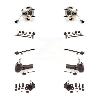 Hub Bearing Lower Ball Joint Outer Inner Tie Rod End Sway Bar Link Front Kit For