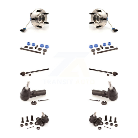Bearing Lower Ball Joint Outer Inner Tie Rod & Link Front Kit (10Pc) For Aurora