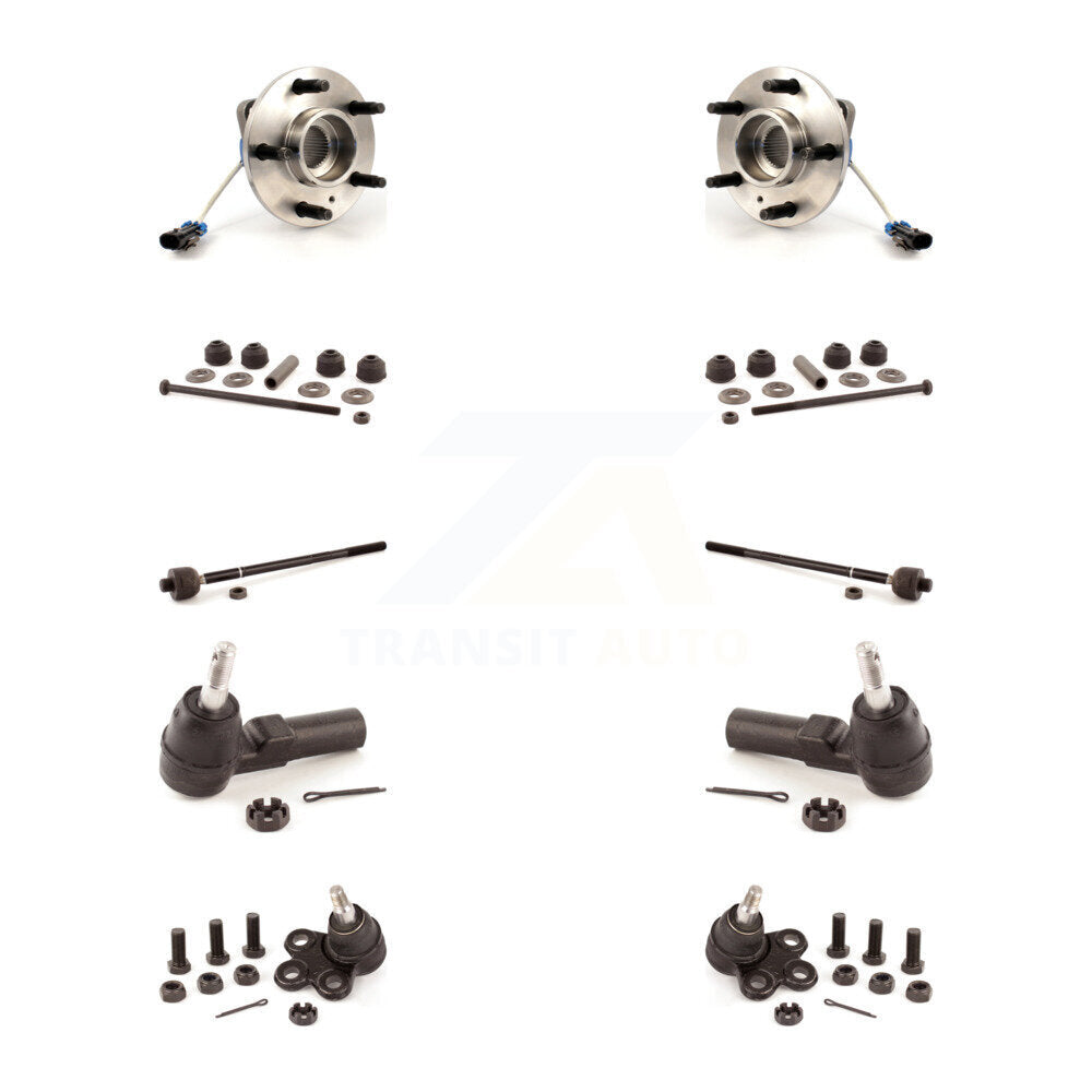 Bearing Lower Ball Joint Outer Inner Tie Rod & Link Front Kit (10Pc) For Aurora