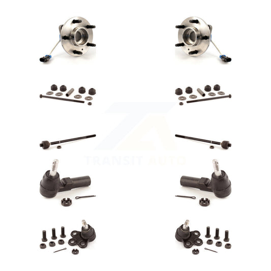 Bearing Lower Ball Joint Outer Inner Tie Rod & Link Front Kit (10Pc) For Aurora