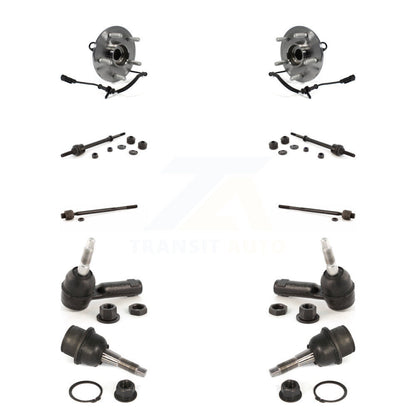 Bearing Lower Ball Joint Outer Inner Tie Rod Link Front Kit (10Pc) For Ram 1500