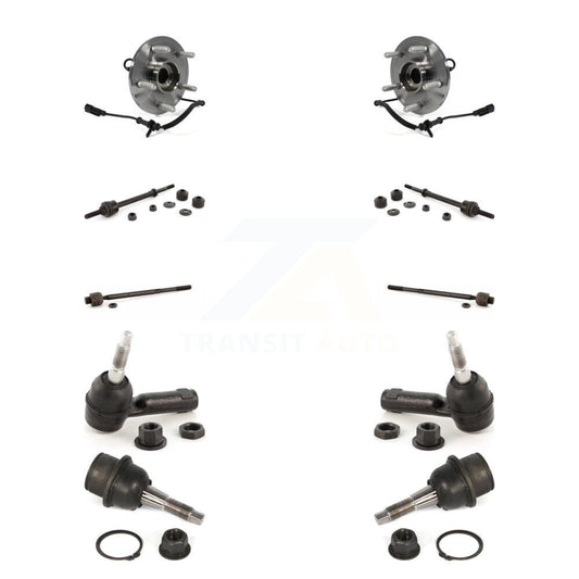 Bearing Lower Ball Joint Outer Inner Tie Rod Link Front Kit (10Pc) For Ram 1500