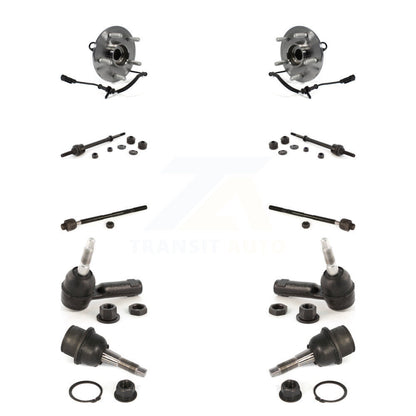Bearing Lower Ball Joint Outer Inner Tie Rod Link Front Kit (10Pc) For Ram 1500