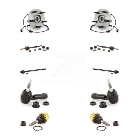 Bearing Lower Ball Joint Outer Inner Tie Rod Link Front Kit (10Pc) For Dodge Ram