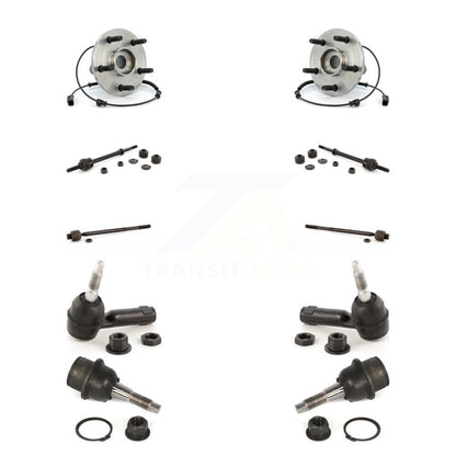 Bearing Lower Ball Joint Outer Inner Tie Rod Link Front Kit (10Pc) For Dodge Ram