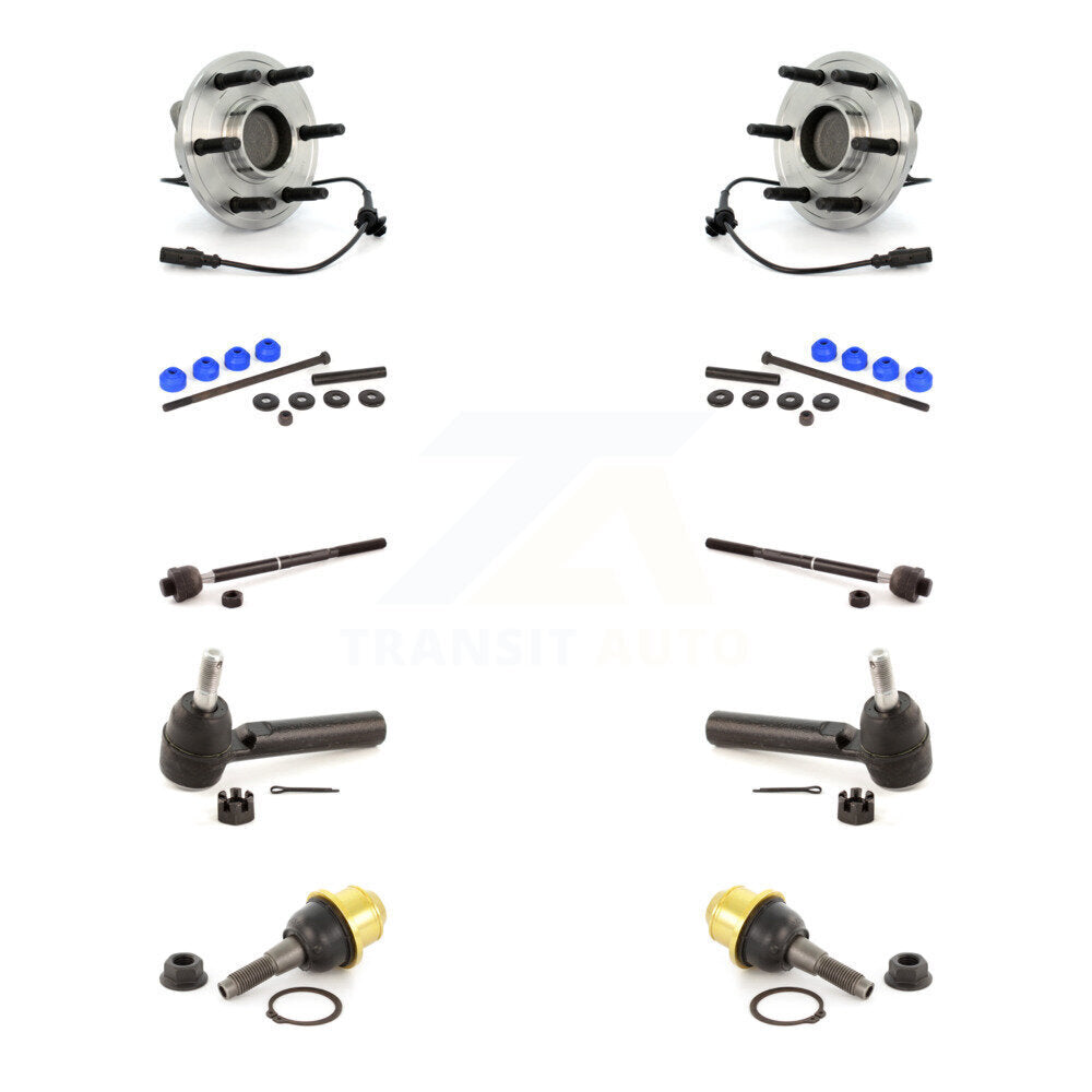 Bearing Lower Ball Joint Outer Inner Tie Rod Link Front Kit (10Pc) For Chevrolet