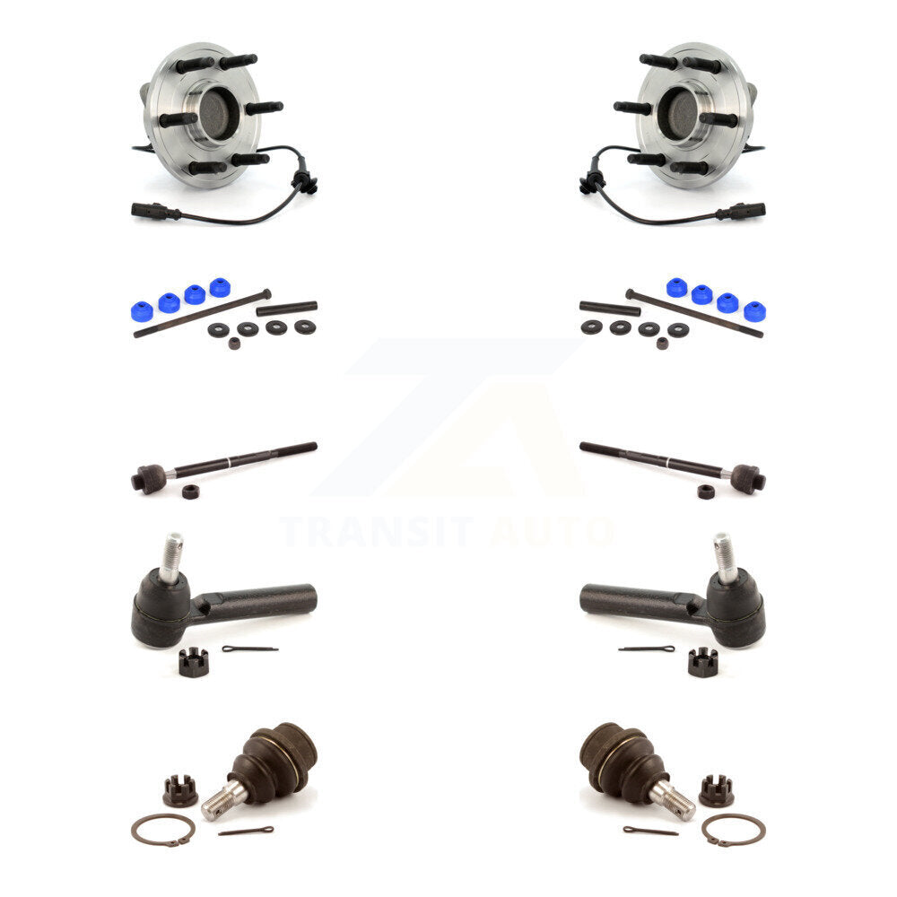 Bearing Lower Ball Joint Outer Inner Tie Rod Link Front Kit (10Pc) For Chevrolet