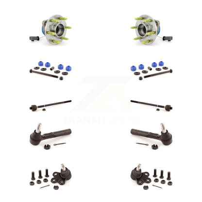 Bearing Lower Ball Joint Outer Inner Tie Rod & Link Front Kit (10Pc) For Pontiac