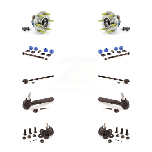 Bearing Lower Ball Joint Outer Inner Tie Rod & Link Front Kit (10Pc) For Pontiac