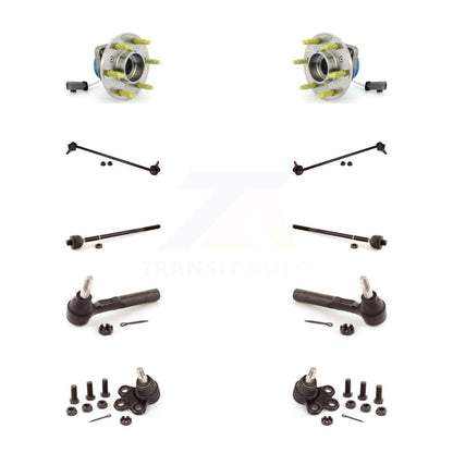 Bearing Lower Ball Joint Outer Inner Tie Rod & Link Front Kit (10Pc) For Pontiac