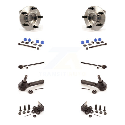 Bearing Lower Ball Joint Outer Inner Tie Rod & Link Front Kit (10Pc) For Pontiac