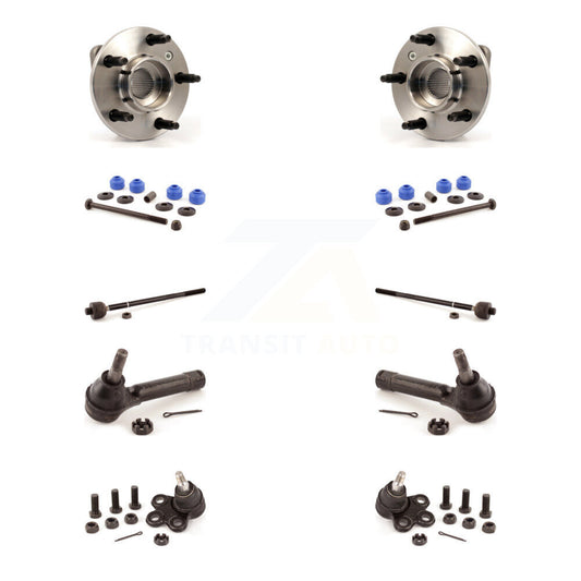 Bearing Lower Ball Joint Outer Inner Tie Rod & Link Front Kit (10Pc) For Pontiac