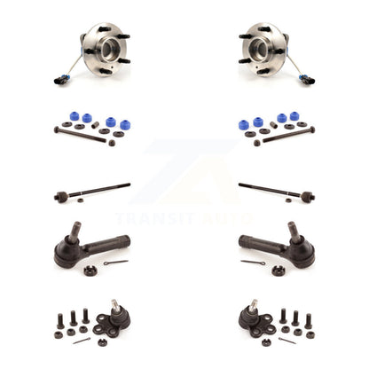 Bearing Lower Ball Joint Outer Inner Tie Rod & Link Front Kit (10Pc) For Pontiac