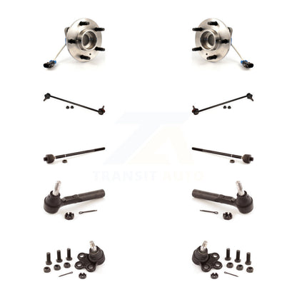 Bearing Lower Ball Joint Outer Inner Tie Rod & Link Front Kit (10Pc) For Pontiac