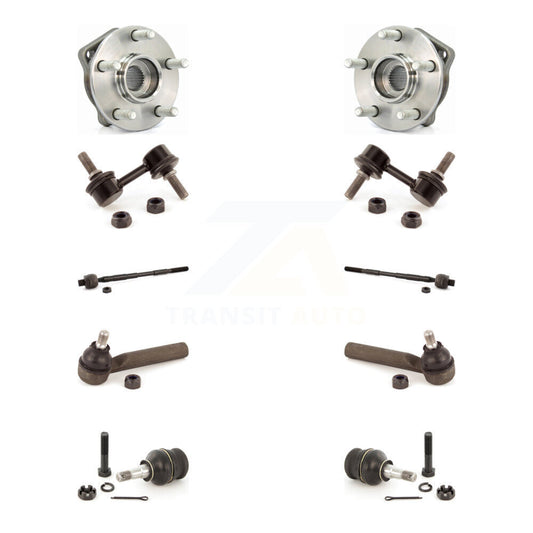 Bearing Lower Ball Joint Outer Inner Tie Rod & Link Front Kit (10Pc) For Subaru