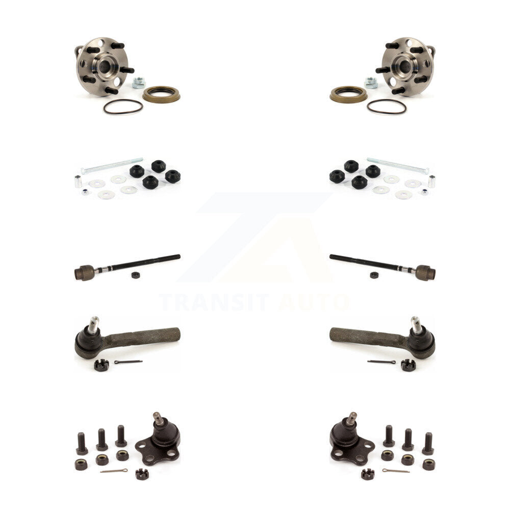Bearing Lower Ball Joint Outer Inner Tie Rod Link Front Kit (10Pc) For Chevrolet