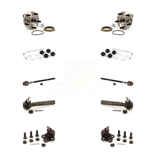 Bearing Lower Ball Joint Outer Inner Tie Rod Link Front Kit (10Pc) For Chevrolet