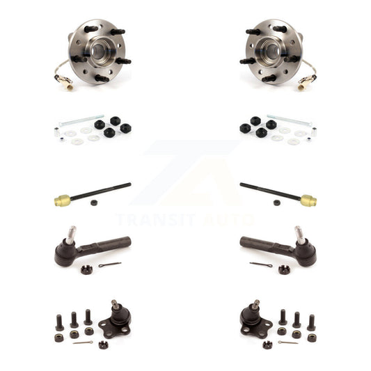 Bearing Lower Ball Joint Outer Inner Tie Rod & Link Front Kit (10Pc) For Pontiac
