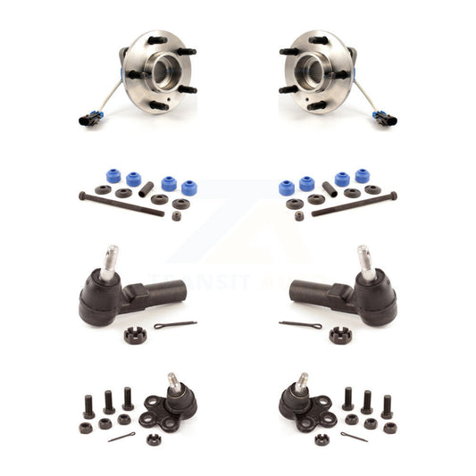 Hub Bearing Lower Ball Joint Outer Tie Rod Link Front Kit For Oldsmobile Aurora