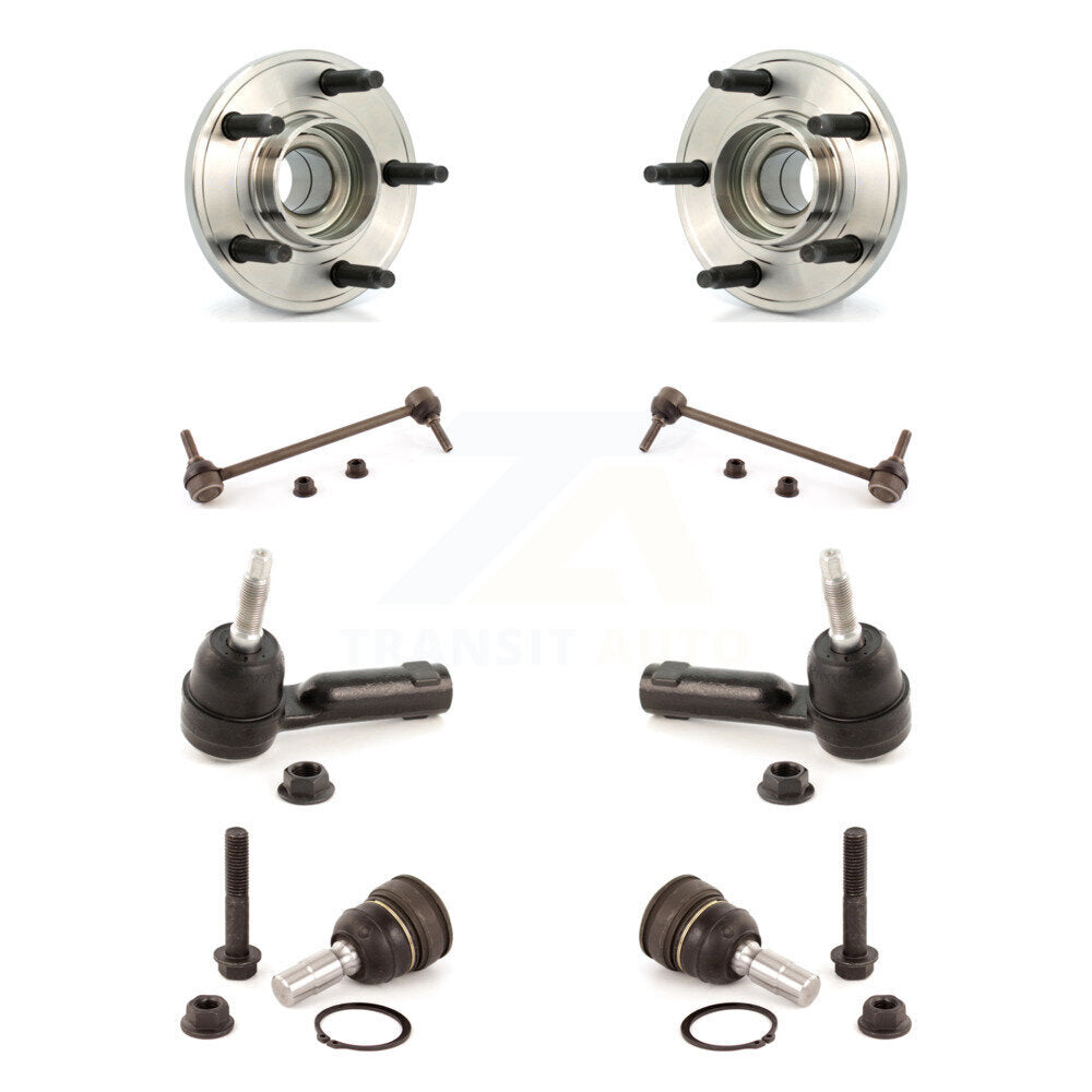 Bearing Lower Ball Joint Outer Tie Rod Sway Bar Link Front Kit For Ford Mustang