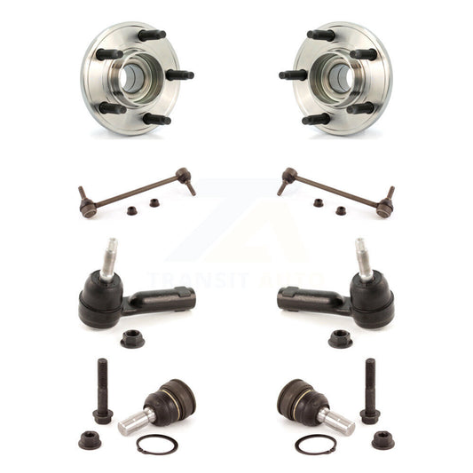 Bearing Lower Ball Joint Outer Tie Rod Sway Bar Link Front Kit For Ford Mustang