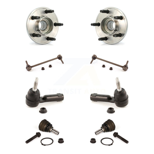 Bearing Lower Ball Joint Outer Tie Rod Sway Bar Link Front Kit For Ford Mustang