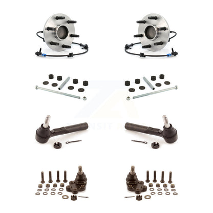 Bearing Lower Ball Joint Outer Tie Rod & Link Front Kit For Chevrolet Silverado