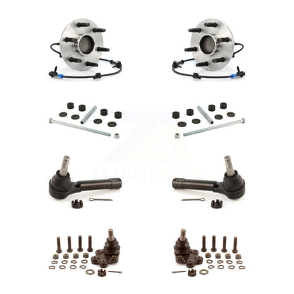 Hub Bearing Lower Ball Joint Outer Tie Rod Link Front Kit For Chevrolet GMC 1500