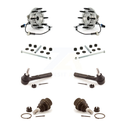 Bearing Lower Ball Joint Outer Tie Rod & Link Front Kit For Chevrolet Silverado