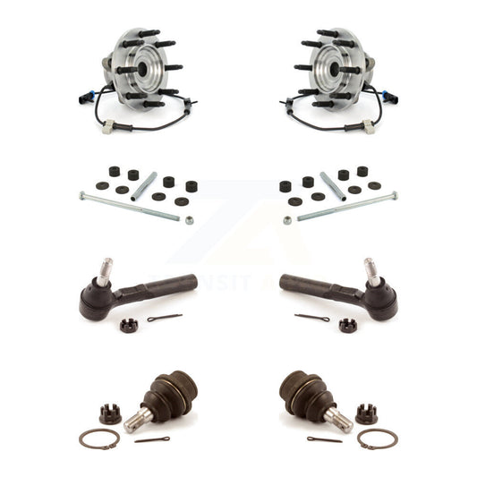 Bearing Lower Ball Joint Outer Tie Rod & Link Front Kit For Chevrolet Silverado