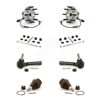 Bearing Lower Ball Joint Outer Tie Rod & Link Front Kit For Chevrolet Silverado