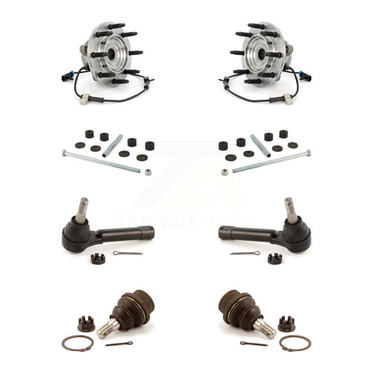 Bearing Lower Ball Joint Outer Tie Rod & Link Front Kit For Chevrolet Silverado