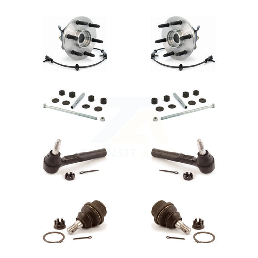Bearing Lower Ball Joint Outer Tie Rod & Link Front Kit For Chevrolet Silverado