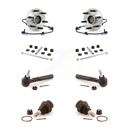 Hub Bearing Lower Ball Joint Outer Tie Rod Link Front Kit For Chevrolet GMC 1500