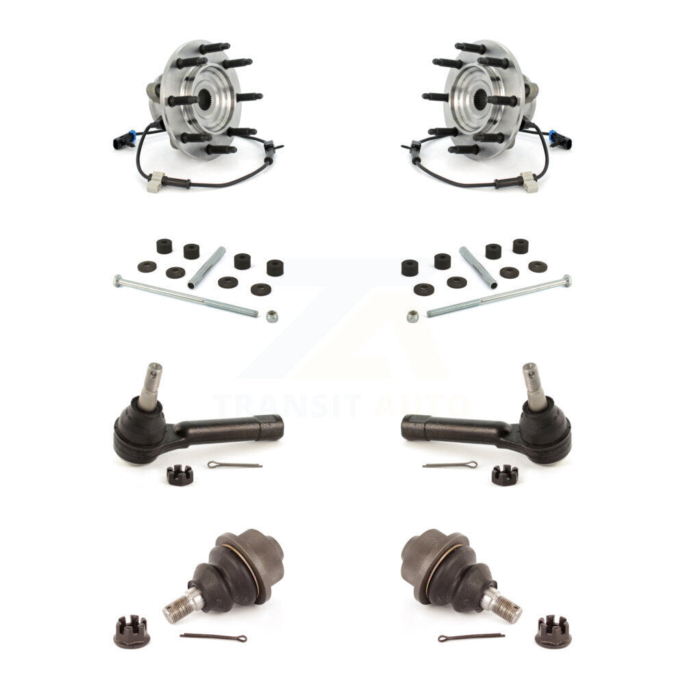 Bearing Lower Ball Joint Outer Tie Rod Link Front Kit For Chevrolet Silverado XL