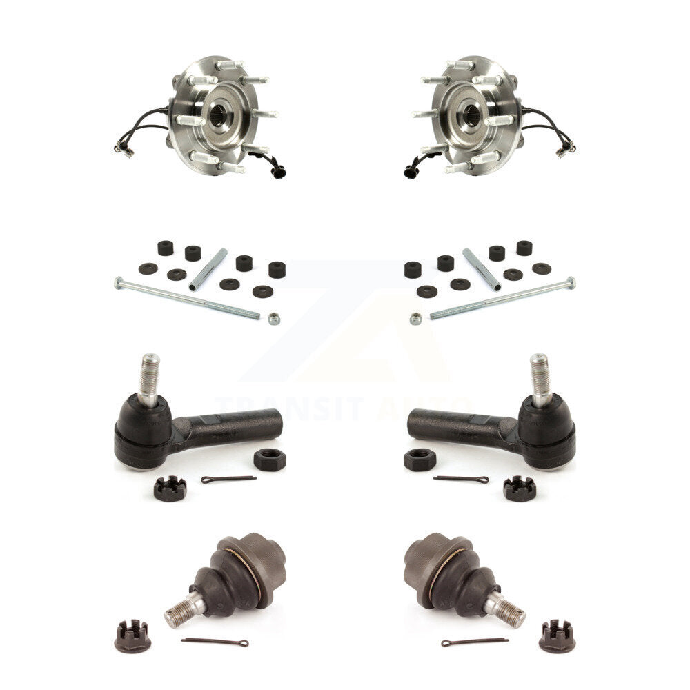 Bearing Lower Ball Joint Outer Tie Rod & Link Front Kit For GMC Chevrolet Sierra