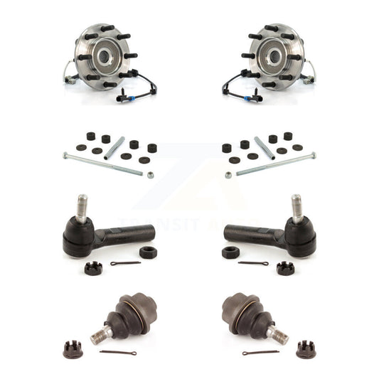 Bearing Lower Ball Joint Outer Tie Rod & Link Front Kit For Chevrolet GMC Sierra