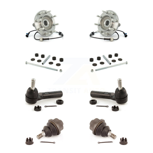 Bearing Lower Ball Joint Outer Tie Rod & Link Front Kit For Chevrolet GMC Sierra