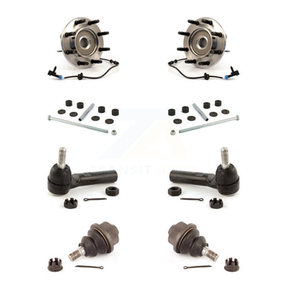 Bearing Lower Ball Joint Outer Tie Rod & Link Front Kit For Chevrolet GMC Sierra