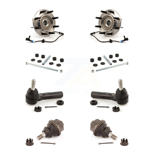Bearing Lower Ball Joint Outer Tie Rod & Link Front Kit For Chevrolet GMC Sierra