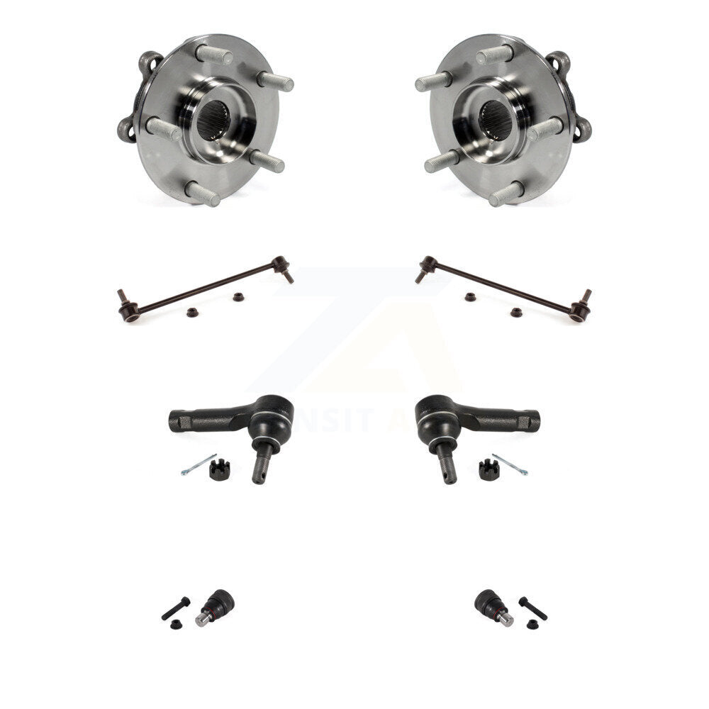 Bearing Lower Ball Joint Outer Tie Rod & Link Front Kit For 2013-2016 Mazda CX-5