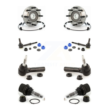 Hub Bearing Lower Ball Joint Outer Tie Rod End Link Front Kit For Dodge Ram 3500